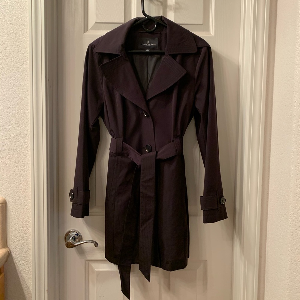 London Fog water resistant trench coat